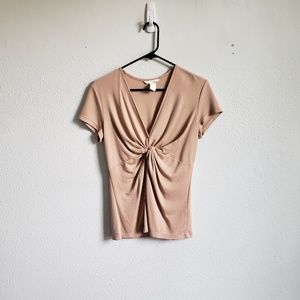 Faux knot top H&M